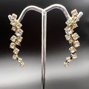 BAUBLEBAR Rhinestone Ear Crawlers Earrings